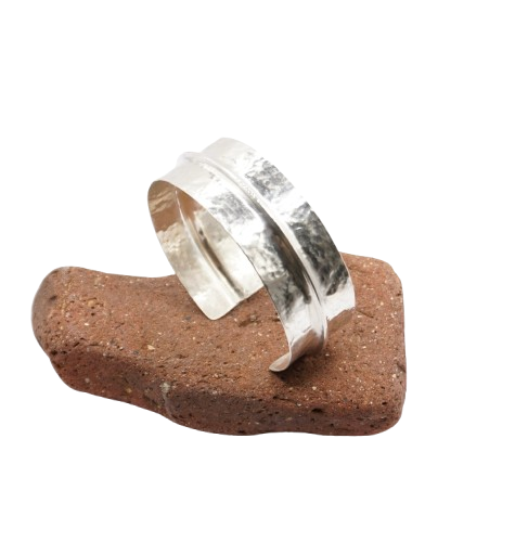 ''Axis''  C Wide Cuff Bracelet