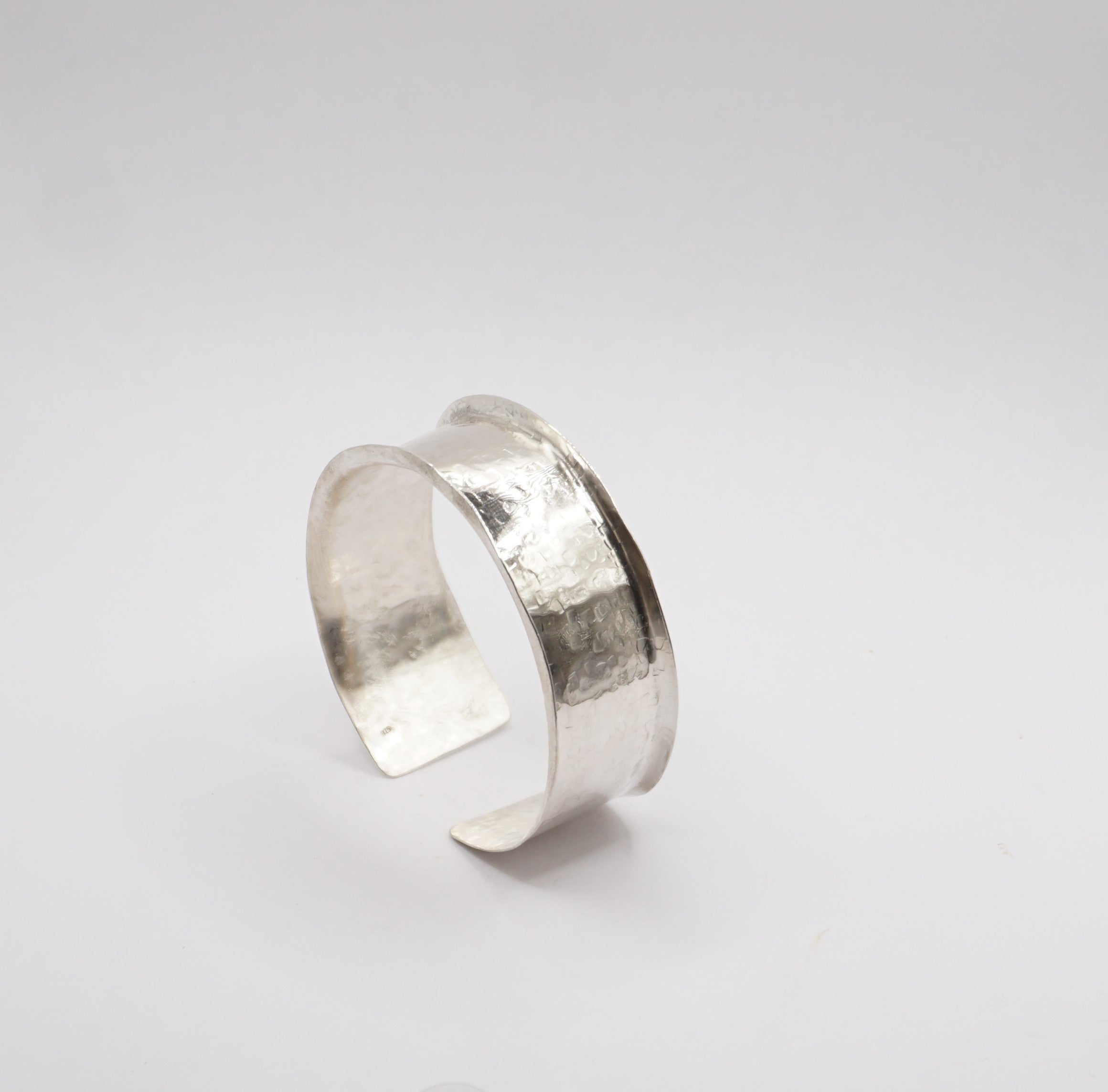'' Alcestis '' Wide Silver Bracelet