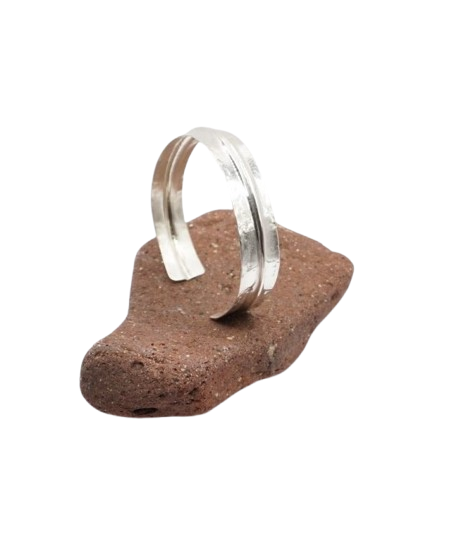 ''Axis'' C Slim Cuff Bracelet