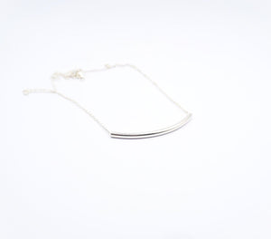 Curved Tube  Necklace